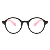 HK1008 - Kids Circle Round Junior Blue Light Blocker Glasses