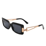 HS2117 - Women Chic Square Irregular Design Fashion Sunglasses
