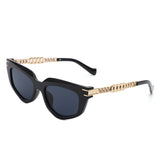 HS2140 - Women Chic Chain Link Design Fashion Cat Eye Wholesale Sunglasses