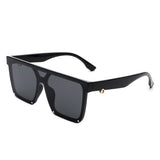 HS2137 - Square Flat Top Women Fashion Oversize Wholesale Sunglasses
