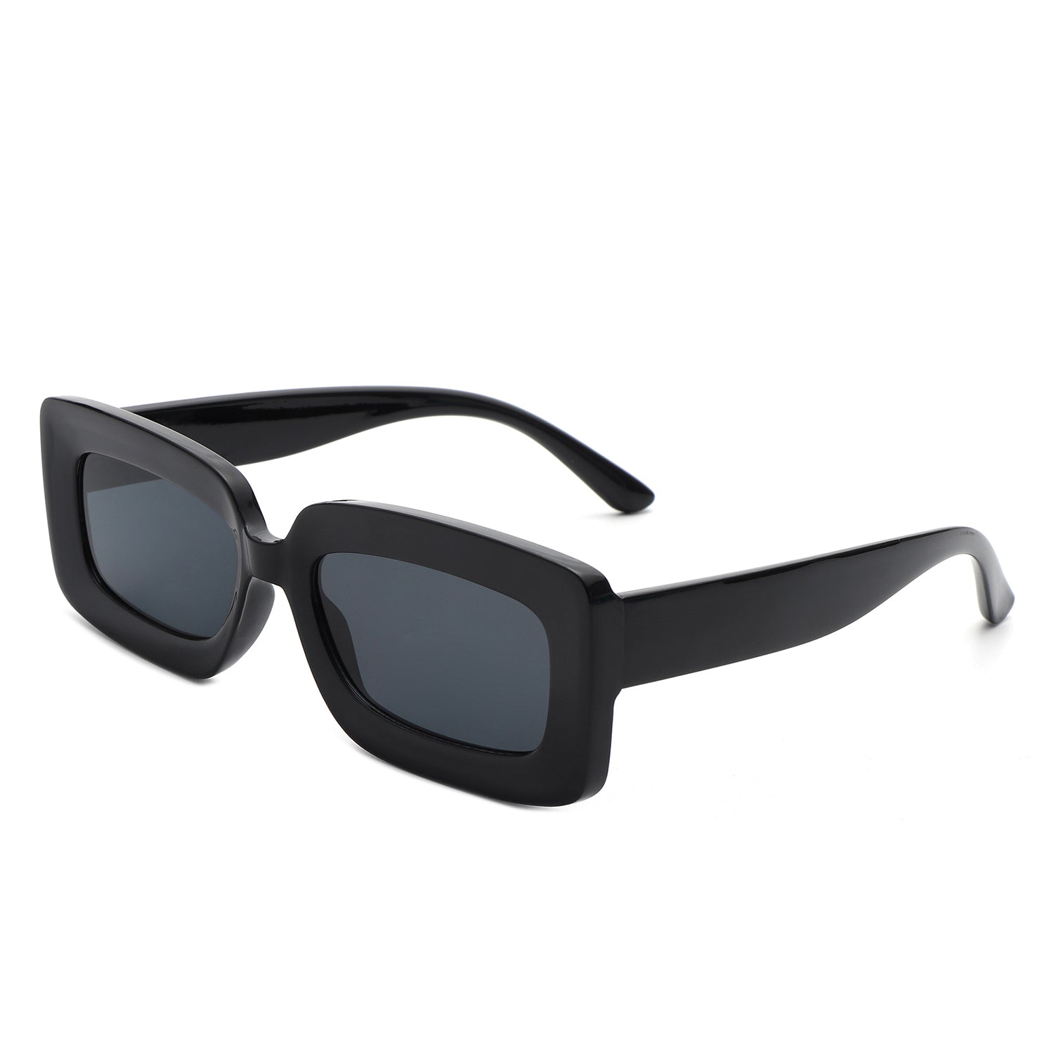 HS1196 - Rectangle Flat Lens Fashion Tinted Square Wholesale Sunglasses - Iris Fashion
