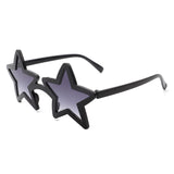 HS1160 - Star Shaped Party Mod Tinted Novelty Sunglasses