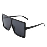 HS1096-1 - Square Oversize Women Flat Top Fashion Sunglasses