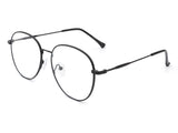 HBJ2015 - Circle Round Metal Blue Light Blocker Glasses
