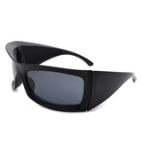 HS1189 - Square Retro Chunky Wrap Around Wholesale Sunglasses