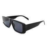 HS1040-1 - Rectangle Vintage Flat Top Retro Fashion Sunglasses