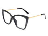 HBJ2011 - Women Square High Pointed Cat Eye Blue Light Blocker Glasses