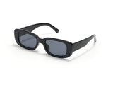 S1158 - Rectangle Narrow Fashion Vintage Slim Retro Sunglasses