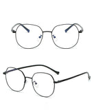 HBJ2007 - Round Geometric Blue Light Blocker Fashion Glasses