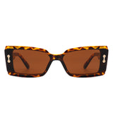 HS2091 - Rectangle Tinted Modern Fashion Square Wholesale Sunglasses