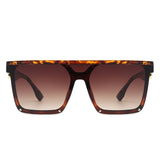 HS2137 - Square Flat Top Women Fashion Oversize Wholesale Sunglasses