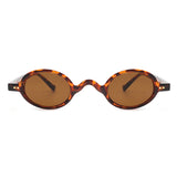 HS1037 - Retro Circle Small Round Narrow Slim Vintage Sunglasses