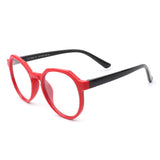 HK1009 - Kids Round Geometric Children Blue Light Blocker Glasses