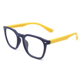 HK1011 - Kids Square Children Junior Blue Light Blocker Glasses