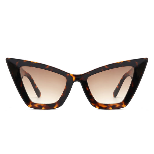 HS1206-1 - Retro Fashion Square High Pointed Cat Eye Wholesale Sunglasses
