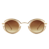 HJ2048 - Fashion Circle Geometric Round Futuristic Wholesale Sunglasses