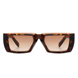 HS1149 - Rectangle Retro Flat Top Tinted Square Fashion Wholesale Sunglasses