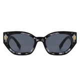 HS2067 - Women Retro Round Fashion Narrow Cat Eye Wholesale Sunglasses