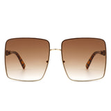 HJ2033 - Square Tinted Fashion Oversize Women Sunglasses