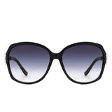 384 - Women Oversize Chic Polarized Square Fashion Sunglasses