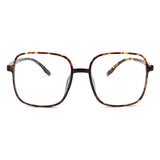 B1013 - Square Large Oversize Blue Light Blocker Fashion Glasses
