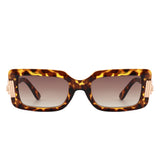 HS2117 - Women Chic Square Irregular Design Fashion Sunglasses