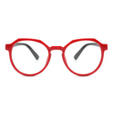 HK1009 - Kids Round Geometric Children Blue Light Blocker Glasses