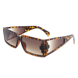 HS2128 - Rectangle Retro Chunky Square Wrap Around Wholesale Sunglasses