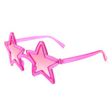 HS1160 - Star Shaped Party Mod Tinted Novelty Sunglasses
