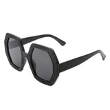 HS2093 - Women Oversize Polygonal Fashion Square Sunglasses
