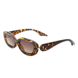 HS1163 - Round Narrow Oval Chic Fashion Wholesale Sunglasses