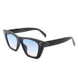 HS1143 - Women Retro Cat Eye Fashion Square Sunglasses