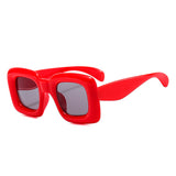 HK1032 - Flat Top Junior Colorful Square Kids Wholesale Sunglasses