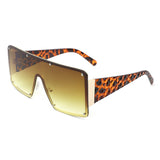 HJ3013 - Women Oversize Square Large Flat Top Fashion Sunglasses