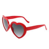 S1203 - Playful Mod Clout Women Heart Shape Fashion Sunglasses