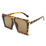 HS2010-1 - Women Fashion Square Retro Oversize Wholesale Sunglasses