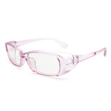 HB2019 - Rectangle Wrap Computer Anti Strain Blue Light Blocking Glasses