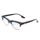 HS2082 - Women Retro Half Frame Square Fashion Cat Eye Sunglasses