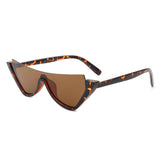 S1187 - Retro Half Frame Vintage Fashion Cat Eye Sunglasses