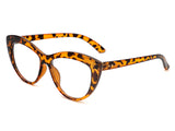 HBJ2013 - Women Retro Bold Round Cat Eye Fashion Blue Light Blocker Glasses