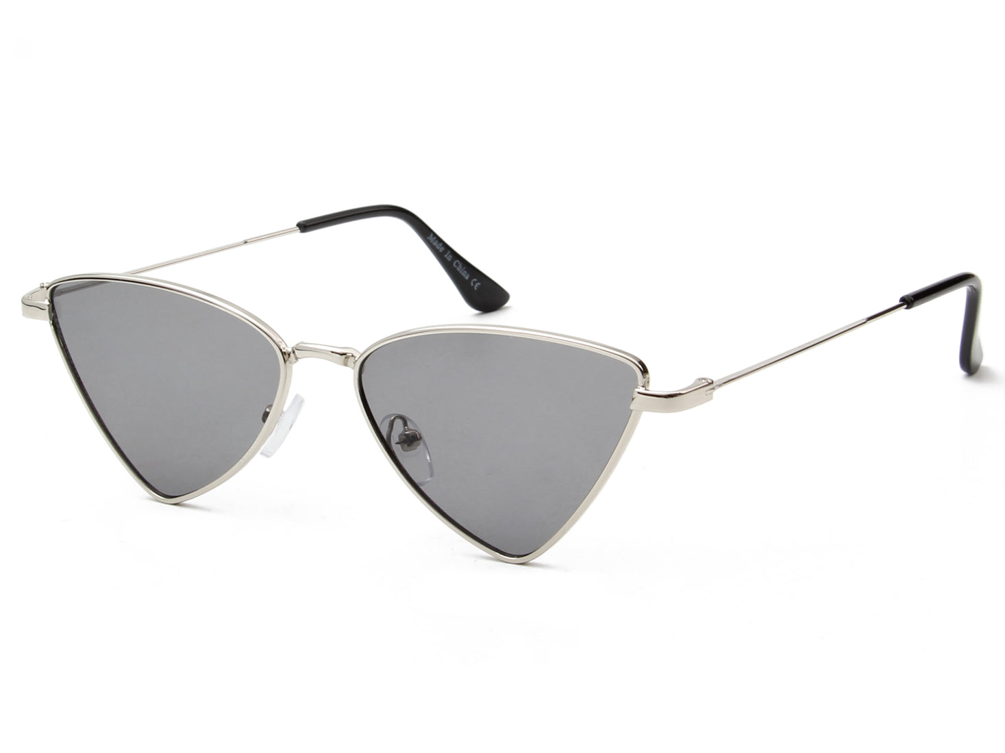 J1001 - Women Triangle Metal Cat Eye Fashion Sunglasses - Iris Fashion Inc. | Wholesale Sunglasses and Glasses