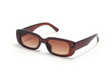 S1158 - Rectangle Narrow Fashion Vintage Slim Retro Sunglasses