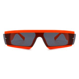 HS2029 - Rectangle Retro Narrow Vintage Slim Fashion Sunglasses