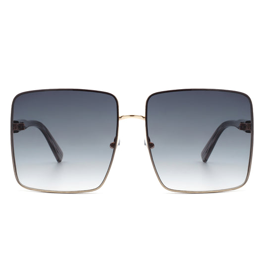 HJ2033 - Square Tinted Fashion Oversize Women Sunglasses