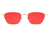 J2016 - Retro Square Vintage Metal Horn Rimmed Fashion Wholesale Sunglasses