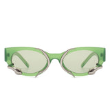 HS1185 - Women Round Fashion Snake Design Cat Eye Wholesale Sunglasses