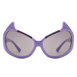 S1216 - Round Oversize Fashion Cat Eye Wholesale Sunglasses