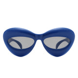 HK1031 - Girls Lips Shape Fun Tinted Kids Wholesale Sunglasses