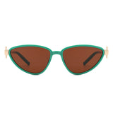 HS2125 - Women Triangle Retro Fashion Cat Eye Wholesale Sunglasses