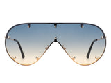 HW3006 - Retro Oversize Aviator Tinted Fashion Sunglasses